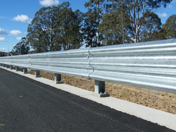 W Beam Crash Barrier